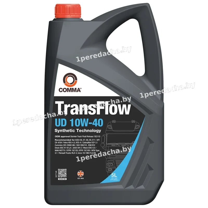 COMMA TransFlow UD 10W-40 5 л артикул 101182