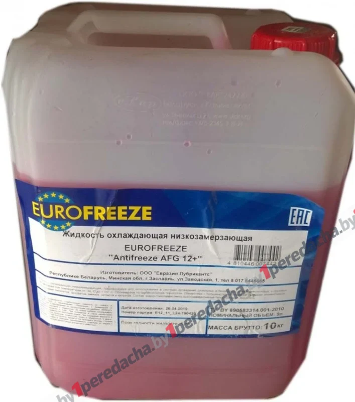 EUROFREEZE Antifreeze AFG12+ 20 кг артикул 56225